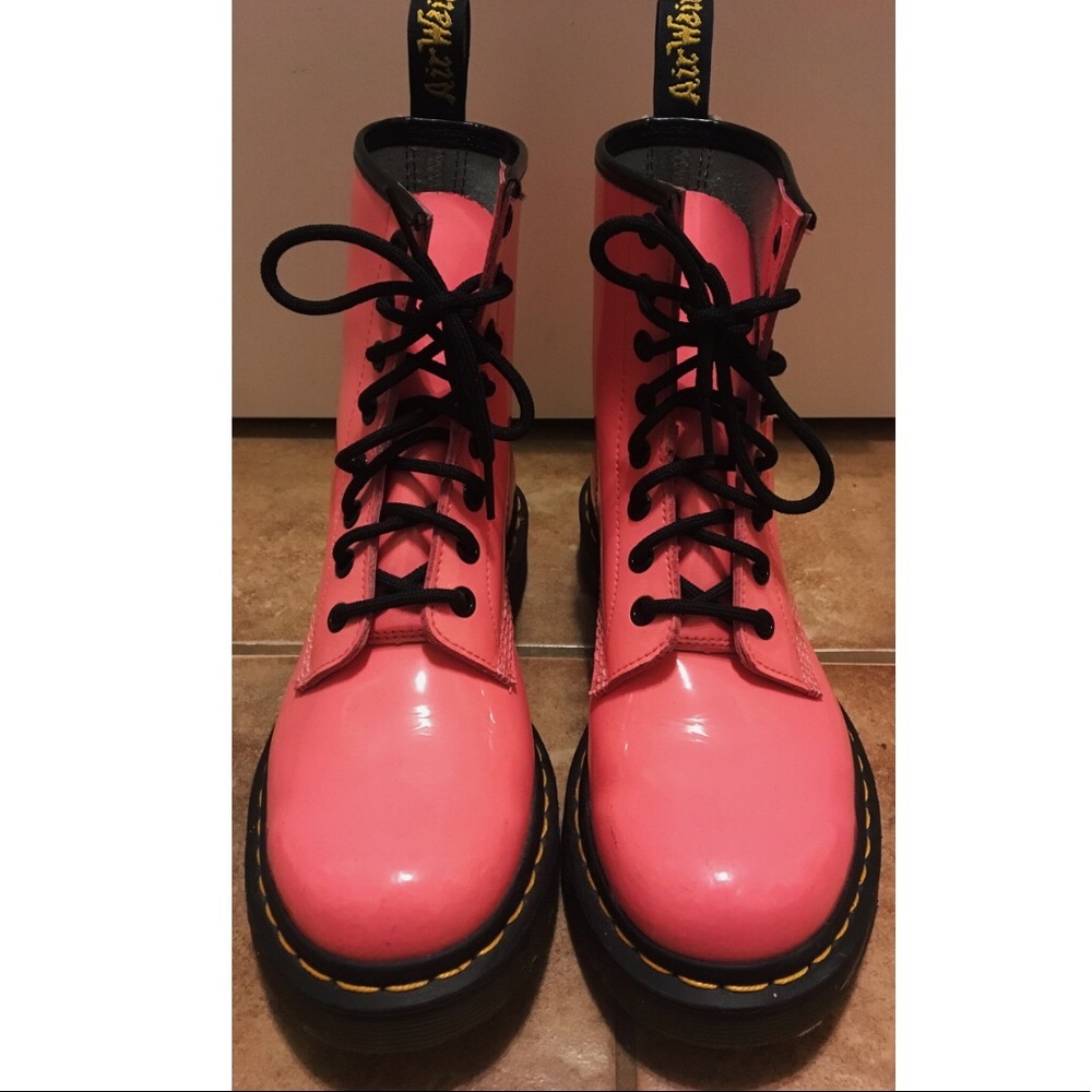 Dr. Martens Women’s Neon/Hot Pink Boots.